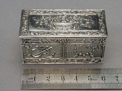 Hanau Silver Box - Pseudo Hallmarks, Gebruder Dingeldein